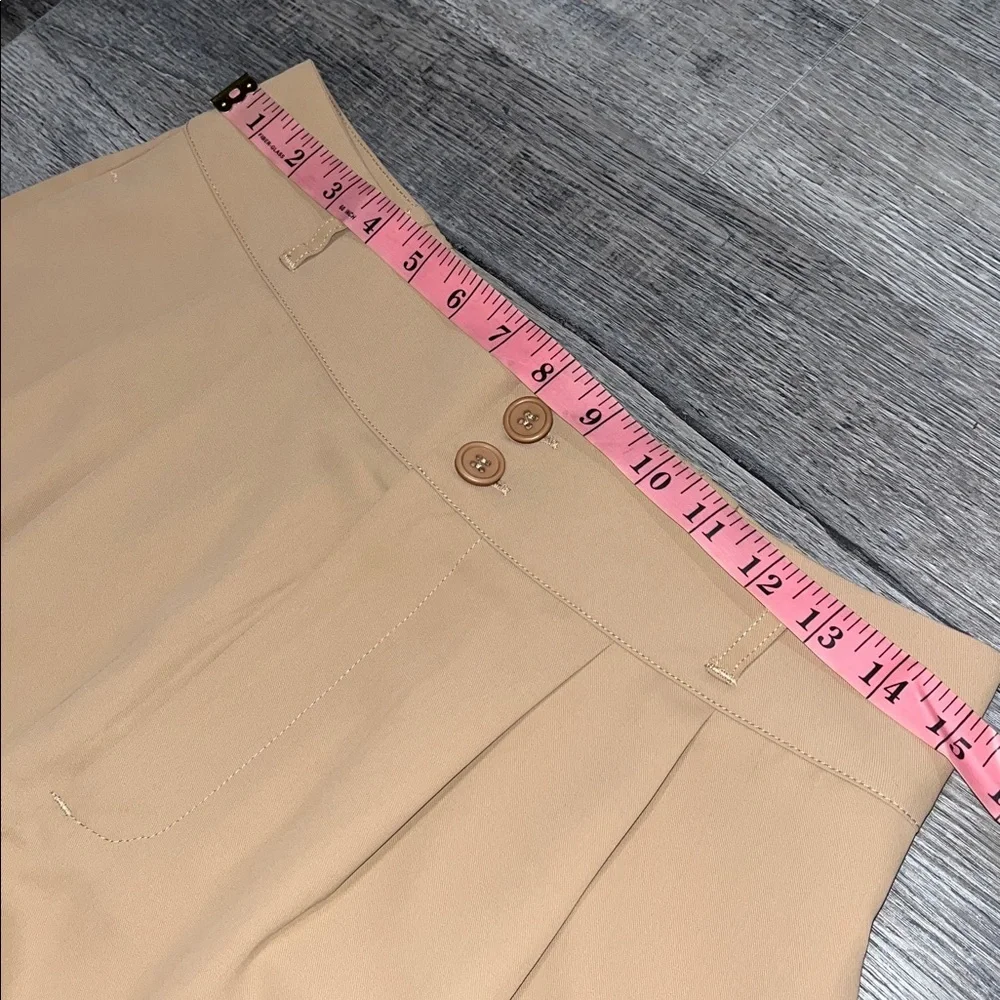 Halara NWOT Flex™ High Waisted Zipper Pocket Shirred Straight Leg Work Pant - M - Picture 10 of 11